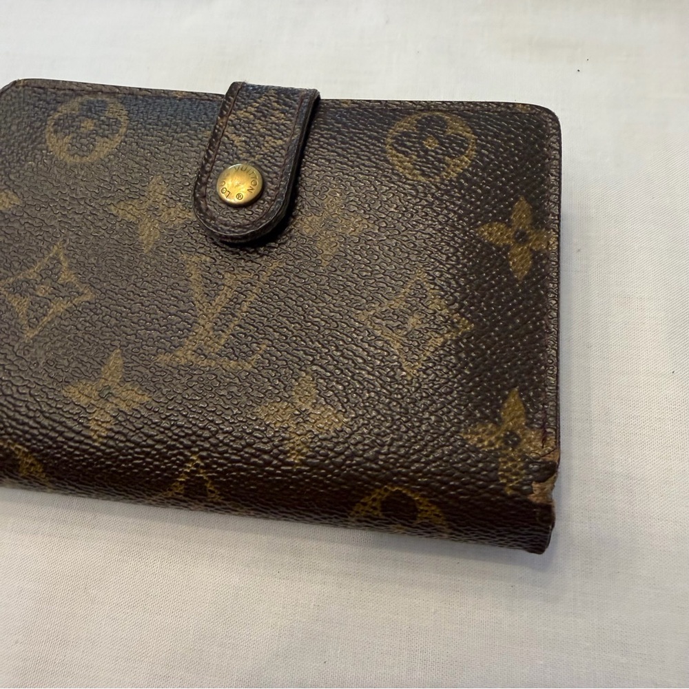 Louis Vuitton Monogram Porte Monnaie Vieille Small Wallet Coin Purse Vintage - Picture 2 of 10